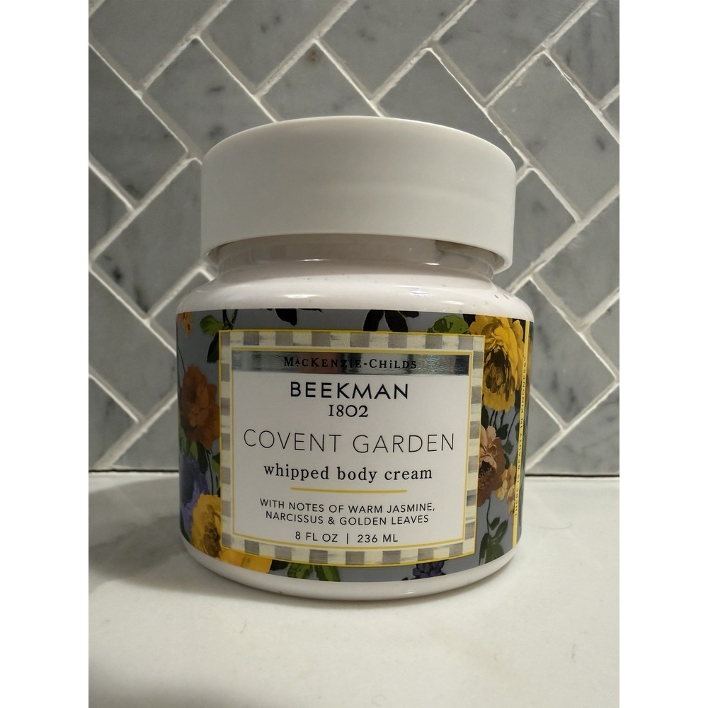Beekman 1802 x MacKenzie-Childs Covent Garden Whipped Body Cream 8 Oz Sealed